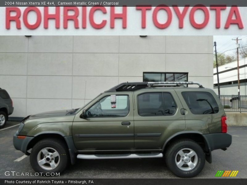 Canteen Metallic Green / Charcoal 2004 Nissan Xterra XE 4x4