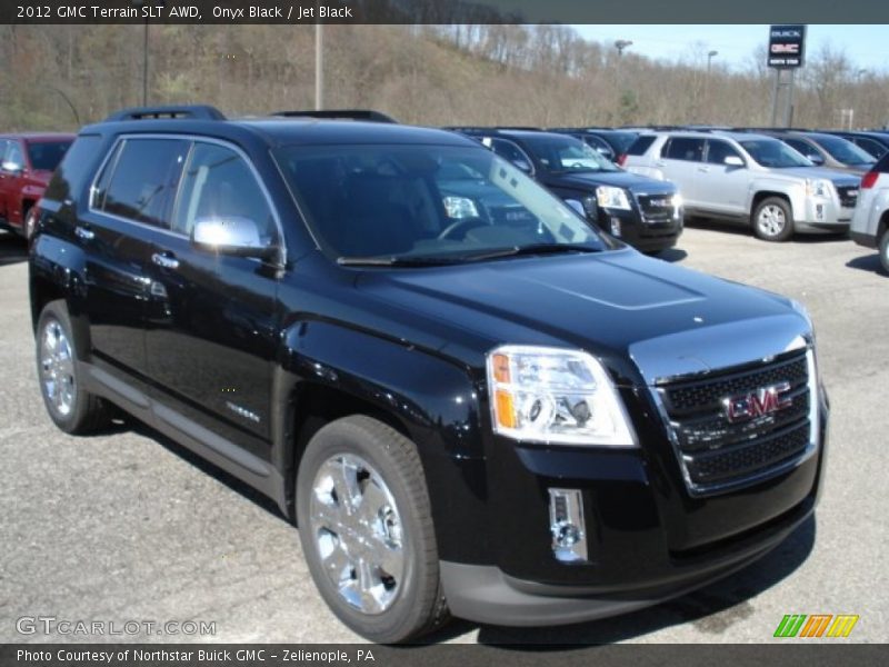 Onyx Black / Jet Black 2012 GMC Terrain SLT AWD