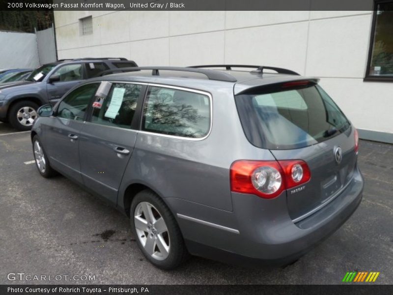 United Gray / Black 2008 Volkswagen Passat Komfort Wagon