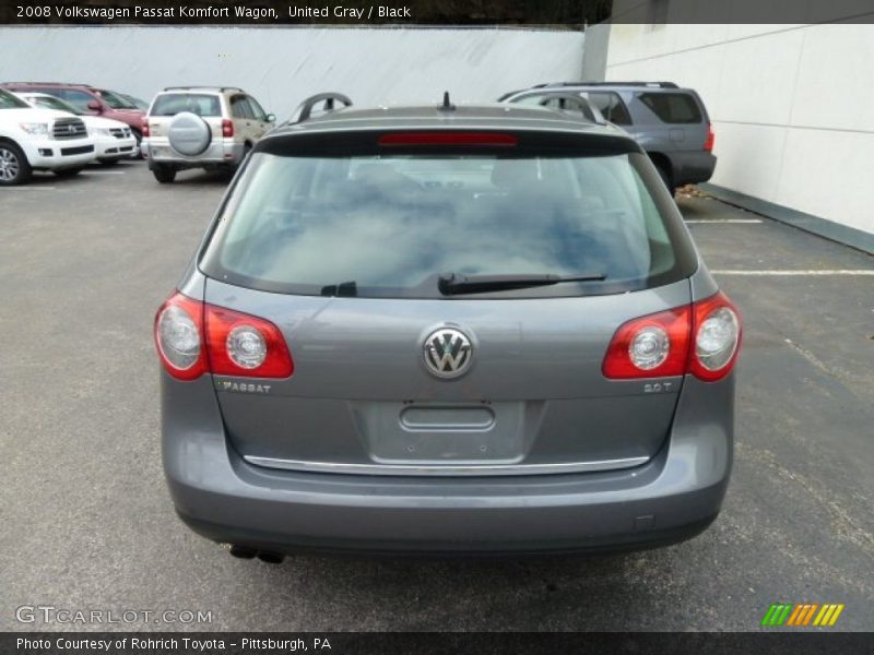 United Gray / Black 2008 Volkswagen Passat Komfort Wagon