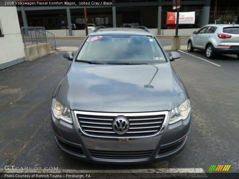 United Gray / Black 2008 Volkswagen Passat Komfort Wagon