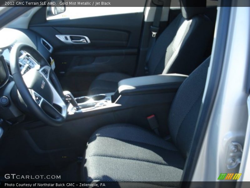 Gold Mist Metallic / Jet Black 2012 GMC Terrain SLE AWD