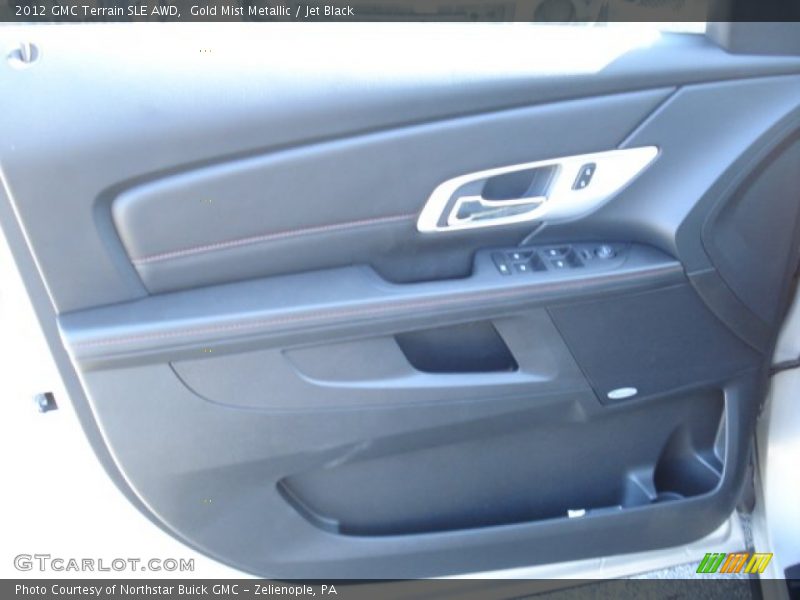 Gold Mist Metallic / Jet Black 2012 GMC Terrain SLE AWD