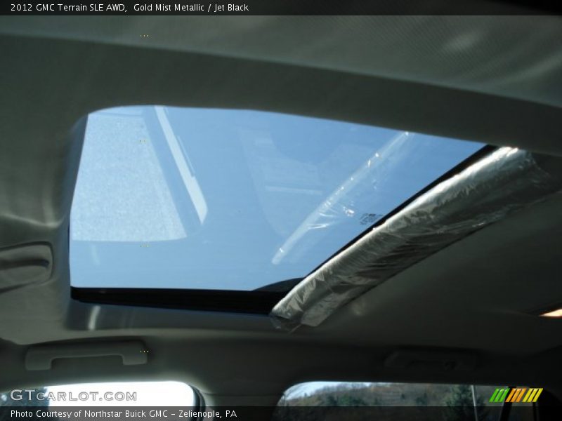 Gold Mist Metallic / Jet Black 2012 GMC Terrain SLE AWD