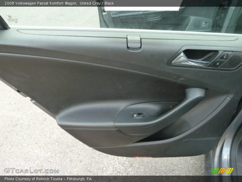United Gray / Black 2008 Volkswagen Passat Komfort Wagon
