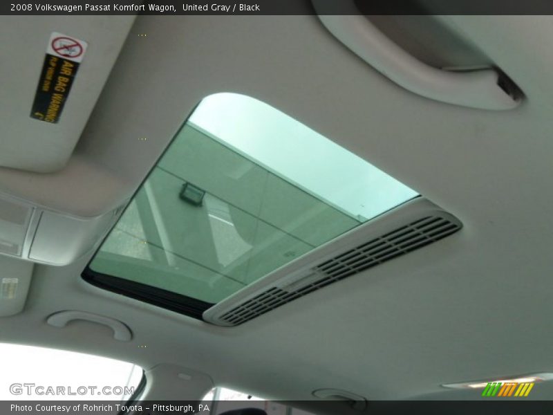 United Gray / Black 2008 Volkswagen Passat Komfort Wagon