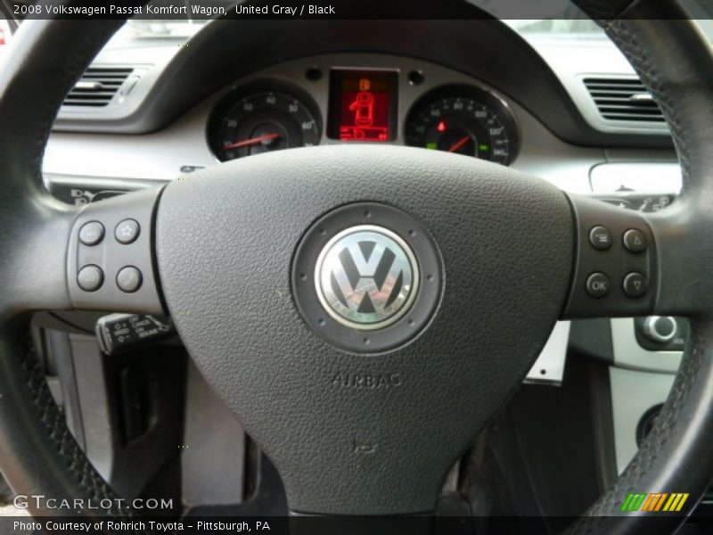 United Gray / Black 2008 Volkswagen Passat Komfort Wagon
