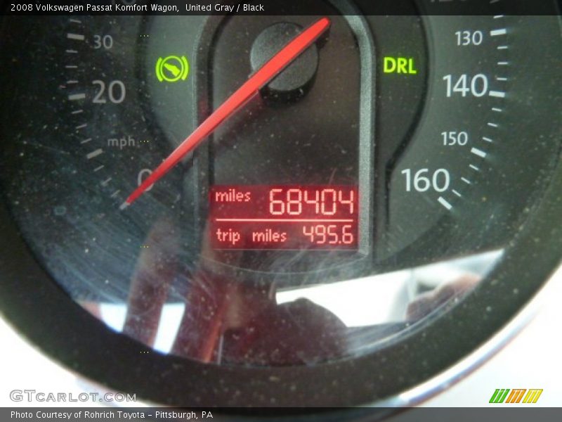 United Gray / Black 2008 Volkswagen Passat Komfort Wagon