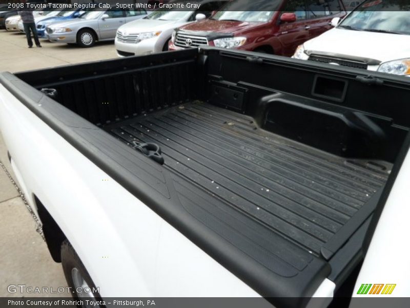 Super White / Graphite Gray 2008 Toyota Tacoma Regular Cab