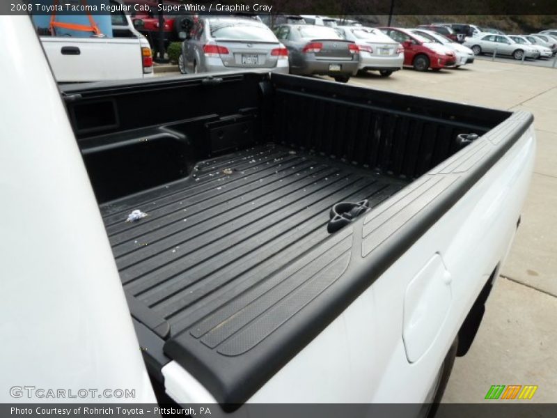 Super White / Graphite Gray 2008 Toyota Tacoma Regular Cab