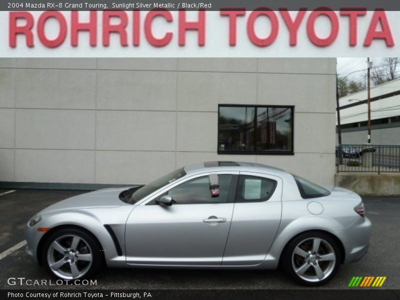 Sunlight Silver Metallic / Black/Red 2004 Mazda RX-8 Grand Touring