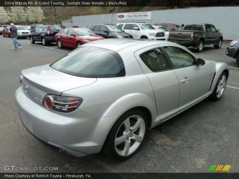 Sunlight Silver Metallic / Black/Red 2004 Mazda RX-8 Grand Touring