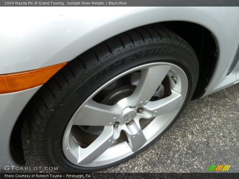 Sunlight Silver Metallic / Black/Red 2004 Mazda RX-8 Grand Touring