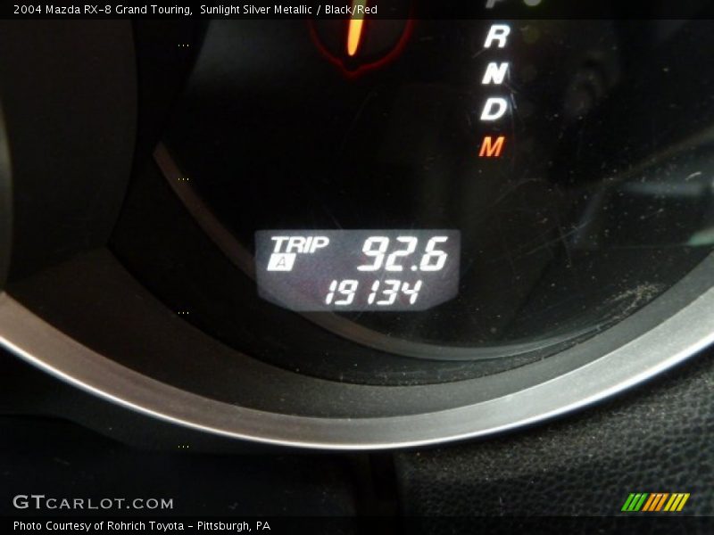 Sunlight Silver Metallic / Black/Red 2004 Mazda RX-8 Grand Touring