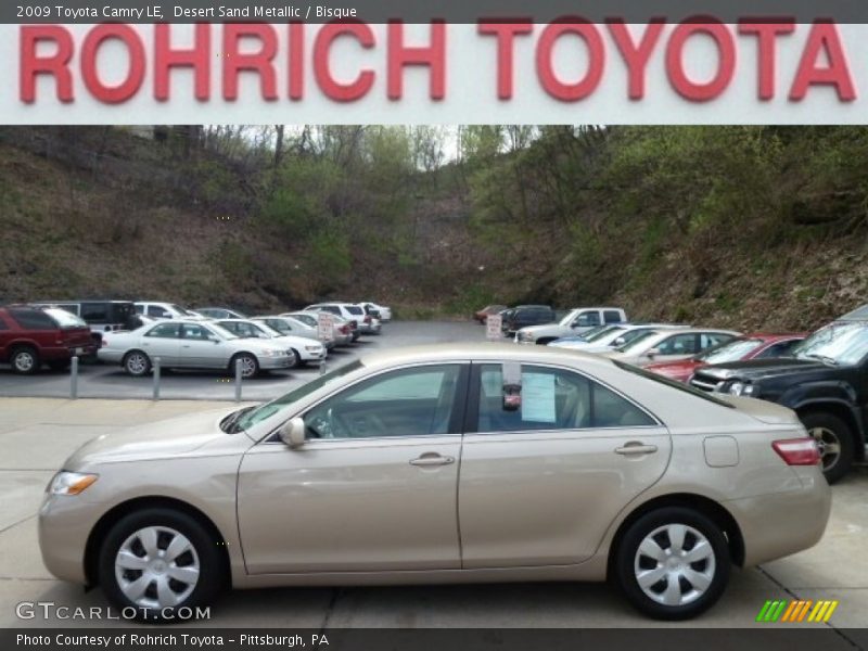 Desert Sand Metallic / Bisque 2009 Toyota Camry LE