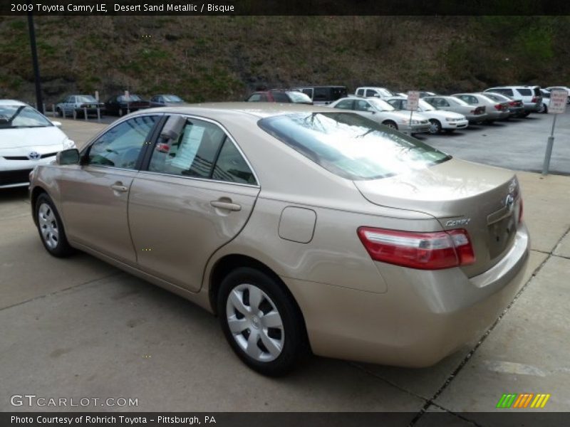 Desert Sand Metallic / Bisque 2009 Toyota Camry LE