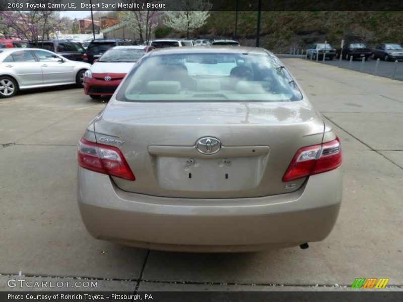Desert Sand Metallic / Bisque 2009 Toyota Camry LE