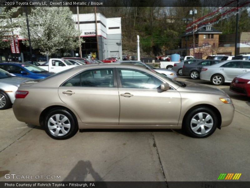 Desert Sand Metallic / Bisque 2009 Toyota Camry LE