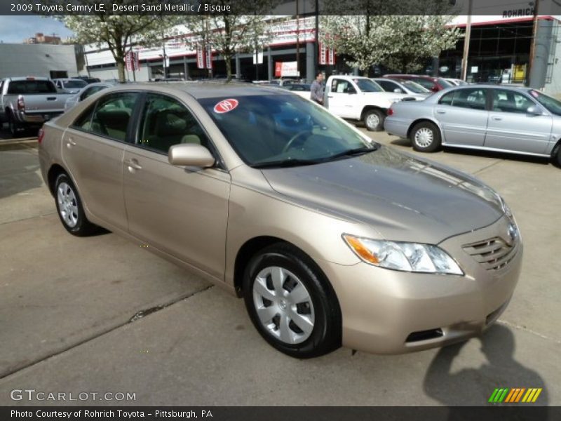 Desert Sand Metallic / Bisque 2009 Toyota Camry LE