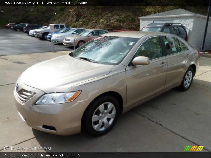 Desert Sand Metallic / Bisque 2009 Toyota Camry LE