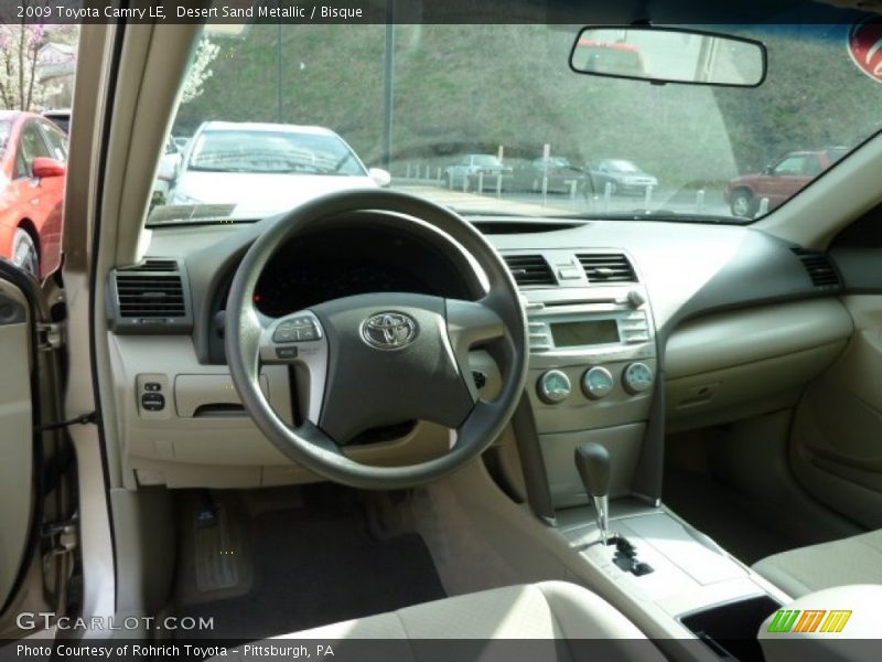 Desert Sand Metallic / Bisque 2009 Toyota Camry LE
