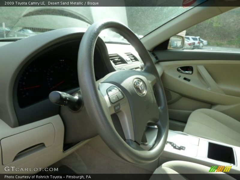 Desert Sand Metallic / Bisque 2009 Toyota Camry LE