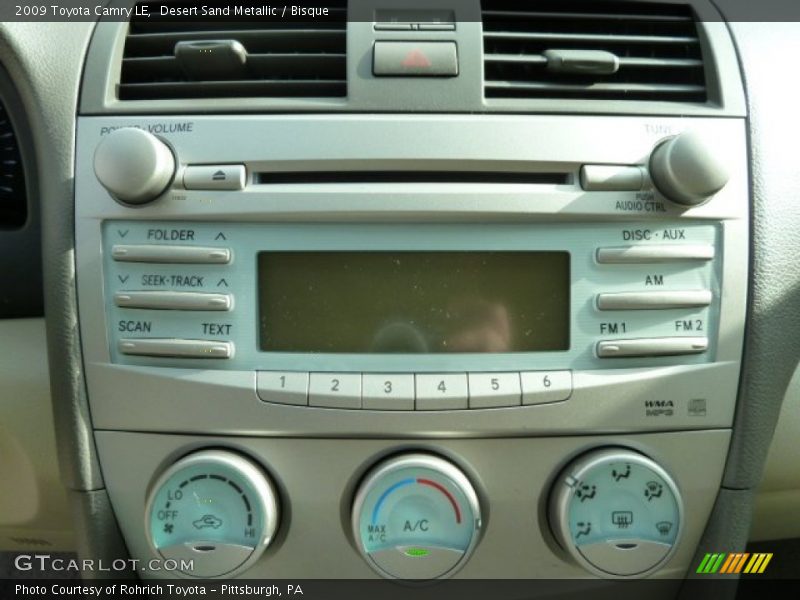 Desert Sand Metallic / Bisque 2009 Toyota Camry LE