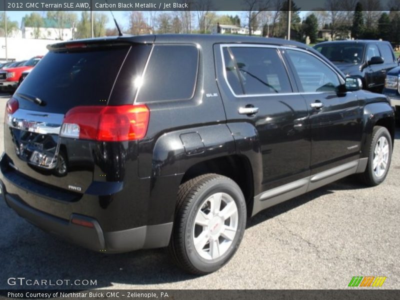 Carbon Black Metallic / Jet Black 2012 GMC Terrain SLE AWD