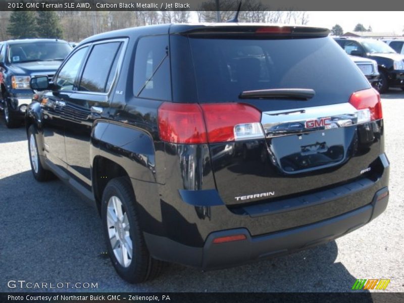 Carbon Black Metallic / Jet Black 2012 GMC Terrain SLE AWD