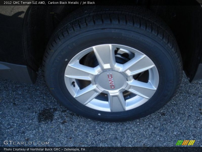 Carbon Black Metallic / Jet Black 2012 GMC Terrain SLE AWD
