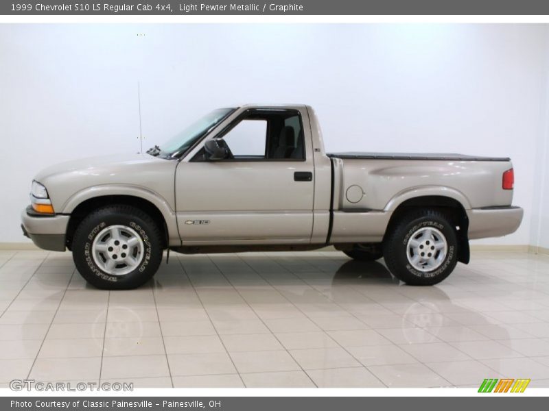  1999 S10 LS Regular Cab 4x4 Light Pewter Metallic