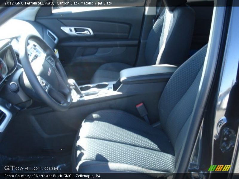 Carbon Black Metallic / Jet Black 2012 GMC Terrain SLE AWD