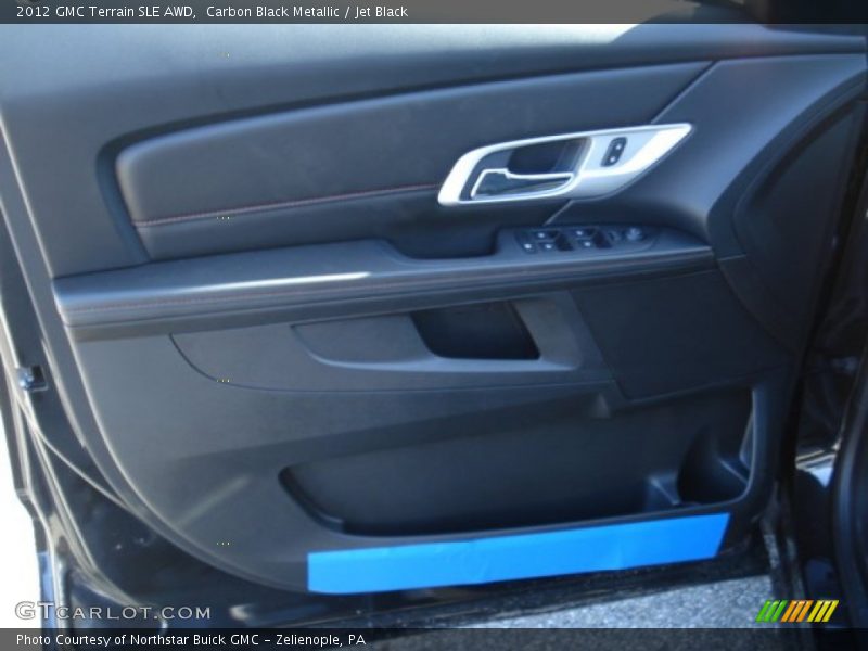 Carbon Black Metallic / Jet Black 2012 GMC Terrain SLE AWD