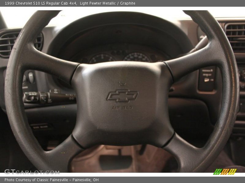 Light Pewter Metallic / Graphite 1999 Chevrolet S10 LS Regular Cab 4x4