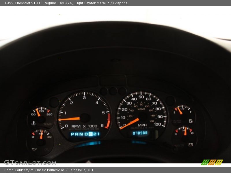  1999 S10 LS Regular Cab 4x4 LS Regular Cab 4x4 Gauges