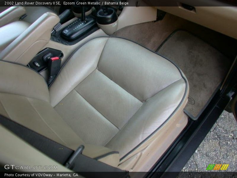 Epsom Green Metallic / Bahama Beige 2002 Land Rover Discovery II SE