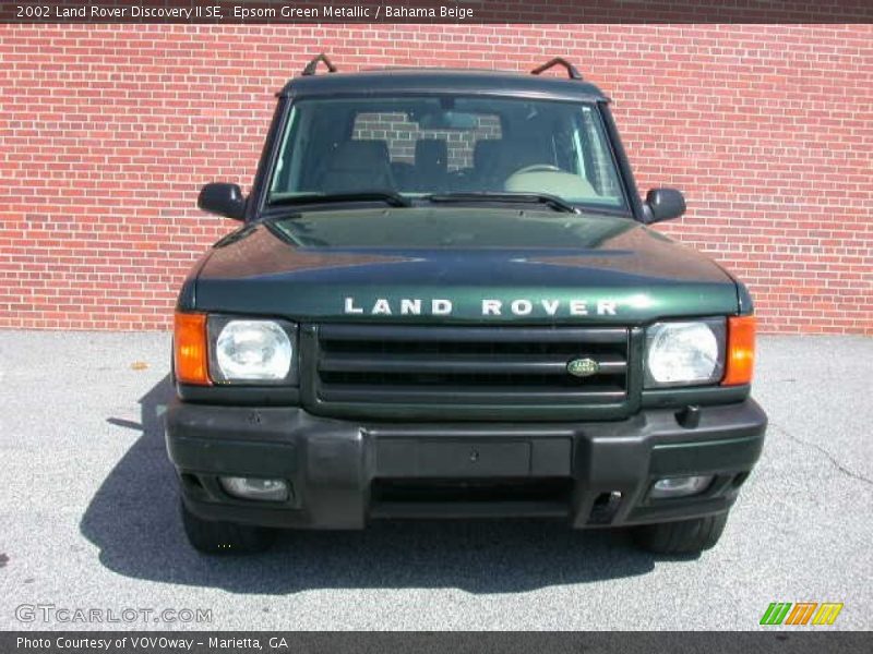 Epsom Green Metallic / Bahama Beige 2002 Land Rover Discovery II SE
