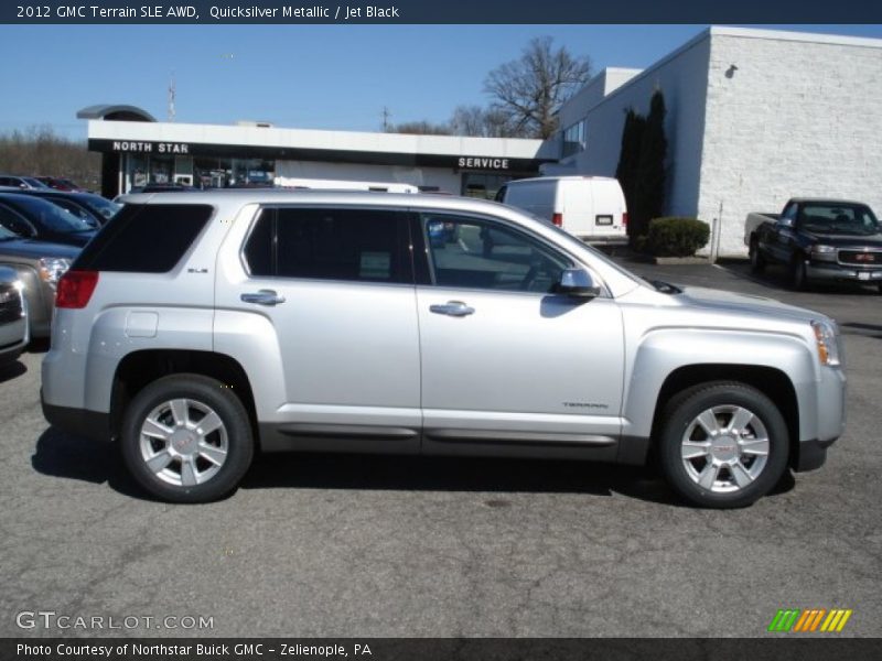 Quicksilver Metallic / Jet Black 2012 GMC Terrain SLE AWD