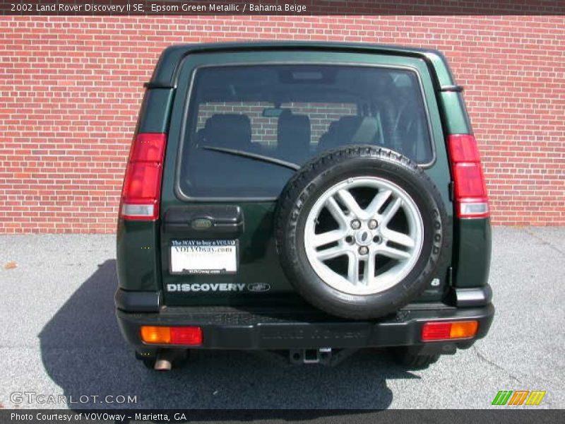 Epsom Green Metallic / Bahama Beige 2002 Land Rover Discovery II SE