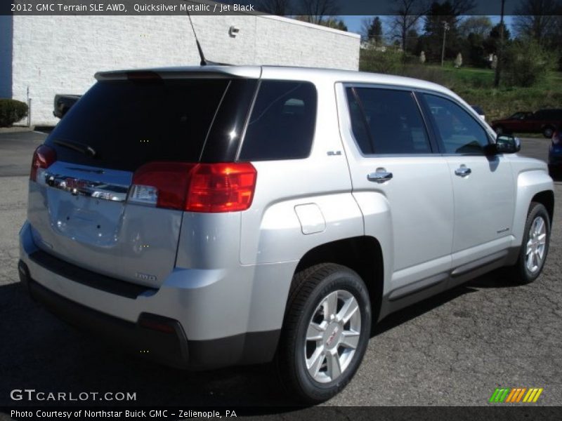 Quicksilver Metallic / Jet Black 2012 GMC Terrain SLE AWD