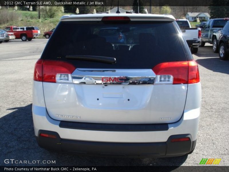 Quicksilver Metallic / Jet Black 2012 GMC Terrain SLE AWD