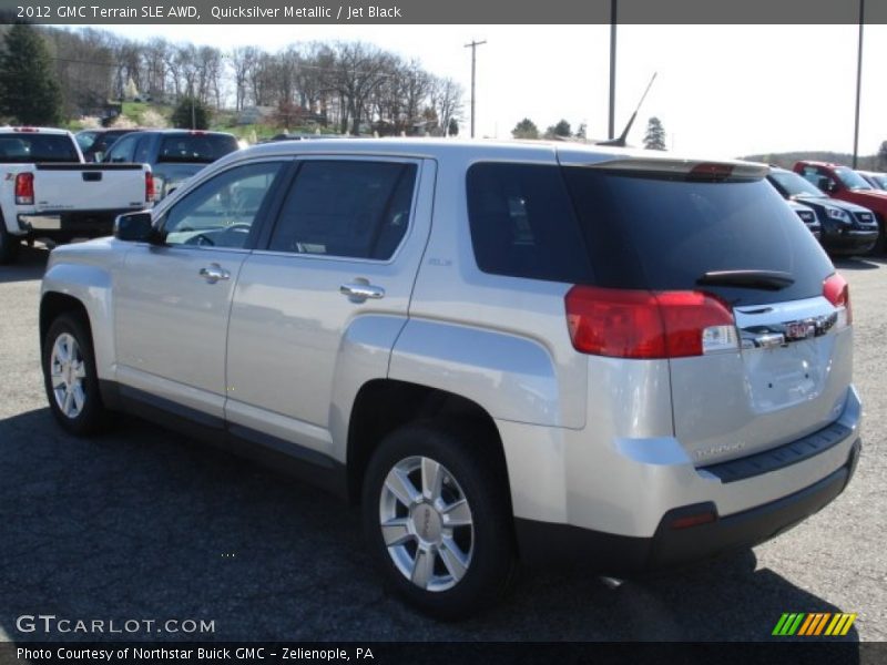 Quicksilver Metallic / Jet Black 2012 GMC Terrain SLE AWD
