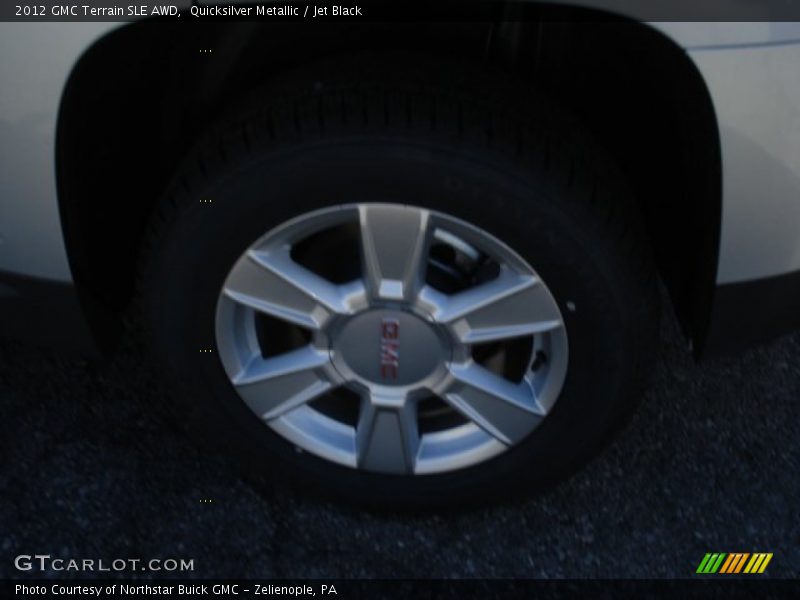 Quicksilver Metallic / Jet Black 2012 GMC Terrain SLE AWD