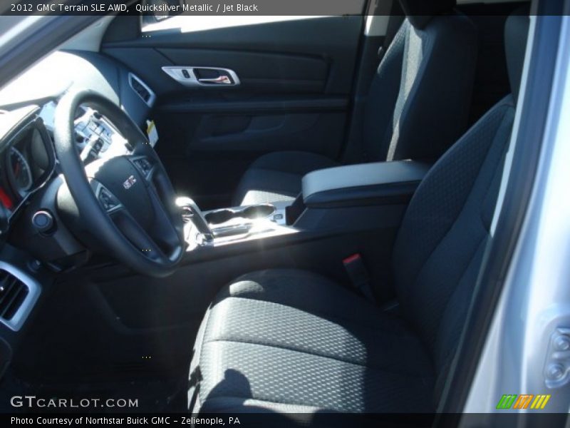 Quicksilver Metallic / Jet Black 2012 GMC Terrain SLE AWD