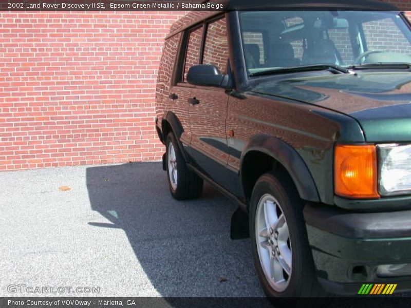 Epsom Green Metallic / Bahama Beige 2002 Land Rover Discovery II SE