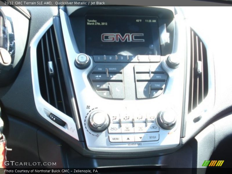 Quicksilver Metallic / Jet Black 2012 GMC Terrain SLE AWD