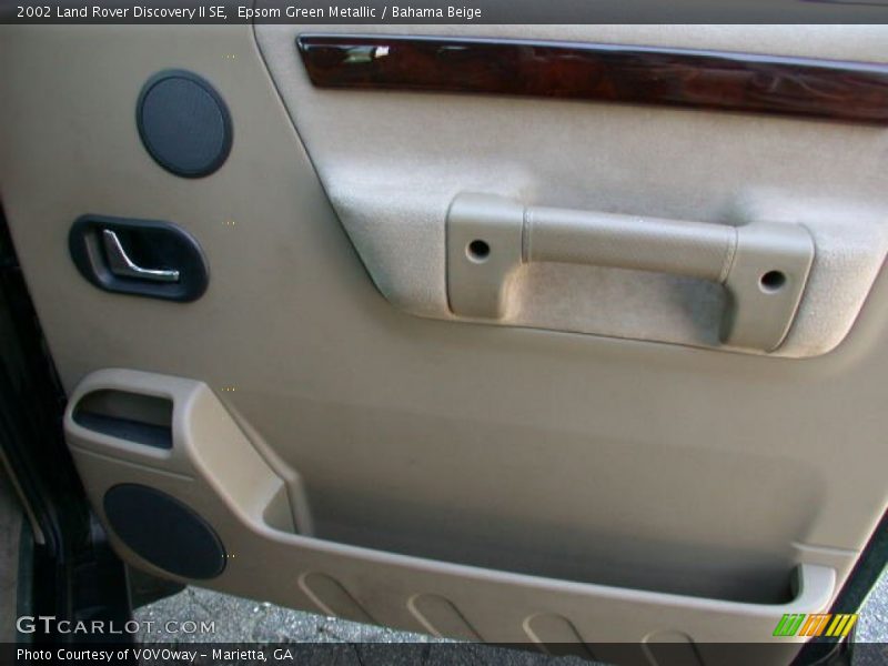 Epsom Green Metallic / Bahama Beige 2002 Land Rover Discovery II SE