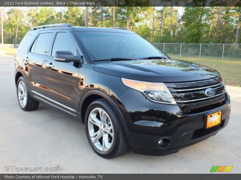 Black / Charcoal Black 2012 Ford Explorer Limited