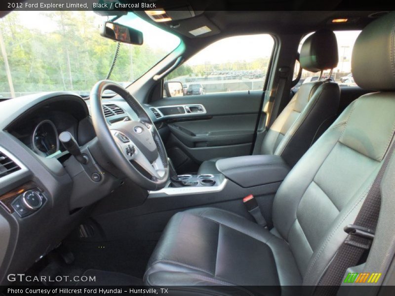  2012 Explorer Limited Charcoal Black Interior