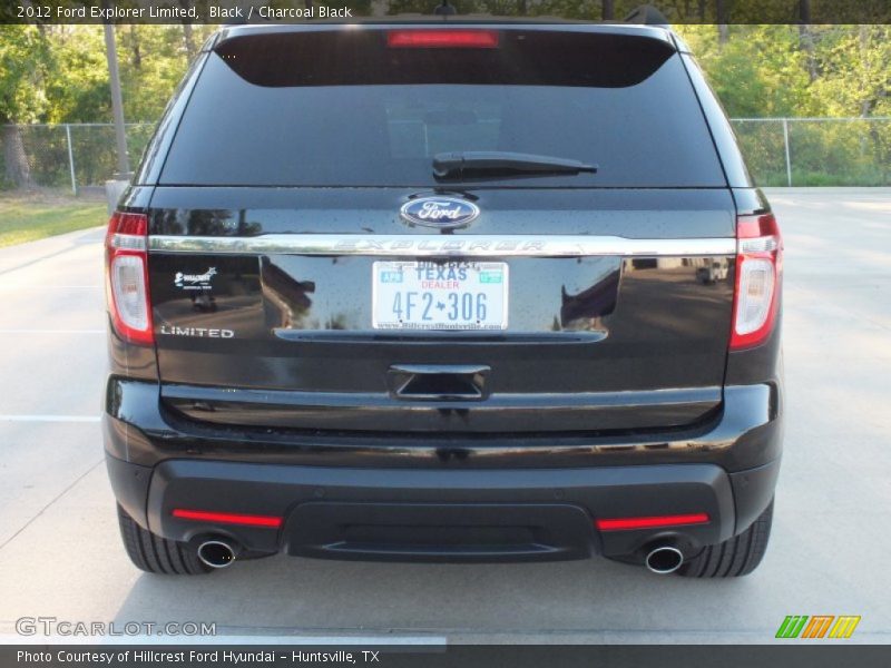 Black / Charcoal Black 2012 Ford Explorer Limited